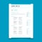 Cv personal profile. Resume curriculum vitae timeline data. Design vector web template