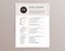 CV resume template - elegant stylish vector design