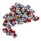 CXCL1 cytokine (AKA melanoma growth-stimulatory activity), chemical structure. Implicated in the pathogenesis of melanoma skin