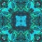 Cyan abstract ornamental azure and green image