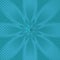 Cyan blue pattern with light tone symmetrical star shape background