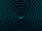 Cyan circular abstract background. Can