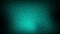 Cyan color glowing technology particle moving over dark background, futuristic particles background