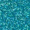 Cyan glitter for texture or background. Seamless square texture.