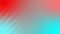 Cyan and red inclined lines gradient background loop. Moving colorful oblique stripes blurred animation. Soft color transitions.