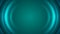 Cyan shiny technology motion background with abstract round shapes