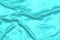 Cyan-Teal satin fabric texture soft blur background