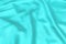 Cyan-Teal satin fabric texture soft blur background