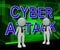 Cyber Attack Prevention Security Firewall 3d Illustration