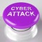 Cyber Attack Prevention Security Firewall 3d Rendering