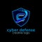 Cyber defense creative exclusive logo