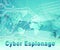Cyber Espionage Criminal Cyber Attack 2d Illustration