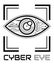 Cyber eye scan vector logo