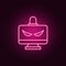 cyber hack icon. Elements of artifical in neon style icons. Simple icon for websites, web design, mobile app, info graphics