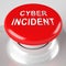 Cyber Incident Data Attack Alert 3d Illustration