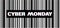 Cyber monday in glitch. black barcode with text cyber monday