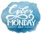 Cyber Monday. lettering.Vector Graphics, Sale