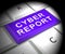 Cyber Report Digital Analytics Results 3d Rendering