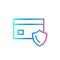 Cyber security line colourful icon. Data protection concept illustration.