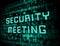 Cyber Security Meeting Risk Teamwork 3d Illustration