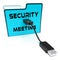 Cyber Security Meeting Risk Teamwork 3d Rendering