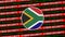 Cyber Security Title with South Africa flag