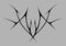 Cyber sigilism design. Neo tribal gothic style tattoo.