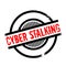 Cyber Stalking rubber stamp