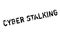 Cyber Stalking rubber stamp