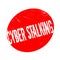 Cyber Stalking rubber stamp