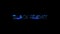 Cybernetic electrical light shining text BLACK FRIDAY in glitch style, isolated - object 3D rendering