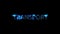 cybernetic electrical light shining text TRANSPORT in glitch style, isolated - object 3D rendering