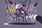 Cybernetic robot mosquito drone