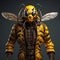 Cyberneticpunk-inspired Bees: High Detailed 3d Character Design By Alvin Mealor