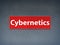 Cybernetics Red Banner Abstract Background