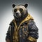 Cyberpunk Andean Bear: A Photographic Portrait Of Hip-hop Fashion