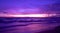 Cyberpunk color trend popular background.Nature beautiful Light Sunset or sunrise over sea Colorful dramatic majestic scenery Sky