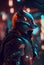 The cyberpunk fox illustration is a symbol of technology, cunning, and fashion. This illustration portrays a sleek and stylish