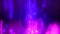 Cyberpunk neon purple, hot pink and dark blue colors gradient. Blur and bokeh in motion. Optical Crystal Prism Flare