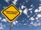 cybersecurity consulting traffic sign on blue sky