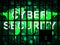 Cybersecurity Lock Digital Threat Security 2d Illustration