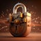 Cybersecurity Network Protection: Safeguarding Confidential Data - ai generated