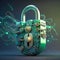 Cybersecurity Network Protection: Safeguarding Confidential Data - ai generated