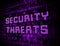 Cybersecurity Threats Cyber Crime Risk 3d Illustration