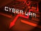 Cyberwar Virtual Warfare Hacking Invasion 3d Rendering