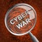 Cyberwar Virtual Warfare Hacking Invasion 3d Rendering