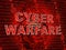 Cyberwarfare Digital Armed Attack Surveillance 3d Illustration