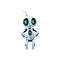 Cyborg kids toy isolated digital robot humanoid