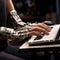 Cyborg Pianist Merges Human Touch with Robotic Precision, AI generation