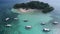 CYC beach in Coron, Palawan, Philippines. Corn Youth Club Beach. Sea in background. Tour A for the tourists